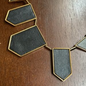 Statement Necklace, Black/gold